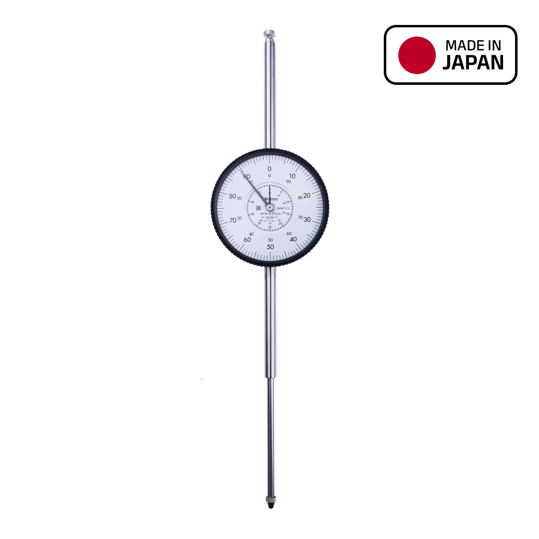Mitutoyo Series 3 Lagre Dial Face Indicator, 0 to 80 mm Range, 3060A-19