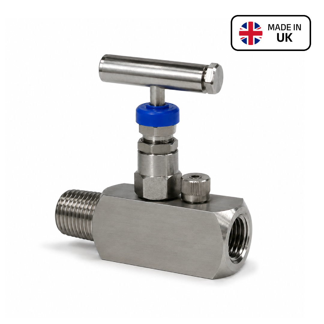 Alco UN Series High-Pressure Needle Valve, 1/4" Male x Female NPT, 10000 psi, SS316, UN2NS-1M — photo 1 of 4
