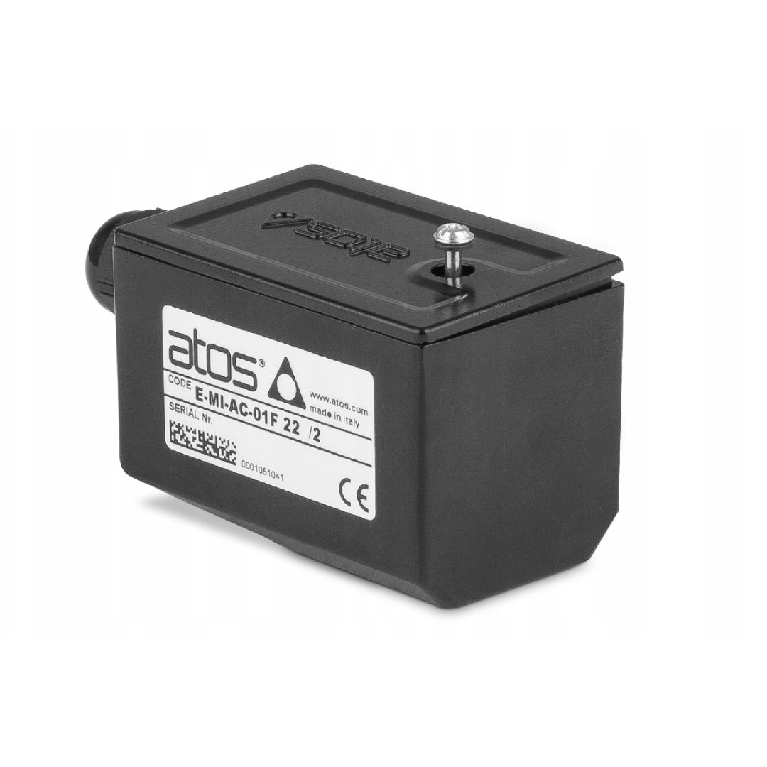 Atos E-MI-AC Series Analog Electronic Driver, 24 VDC, 0-10 VDC Input, 2.7 A Output, E-MI-AC-01F — photo 1 of 1