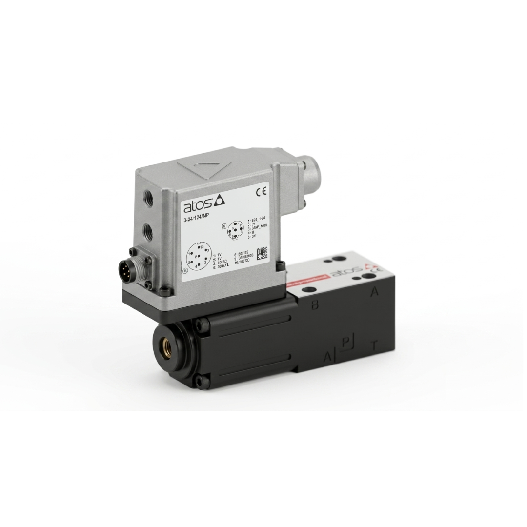 Atos RZGO-AEB Series Digital Proportional Pressure Reducing Valve, Size 06, 100 bar, 12 l/min, RZGO-AEB-NP-010/100 — photo 1 of 1