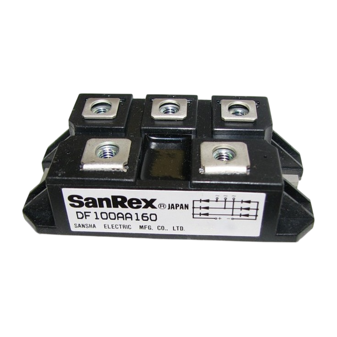 Sanrex DF Series Six-Diode Isolated Three-Phase Bridge Rectifier Module, 100 A, 1600 V VRRM, DF100AA160