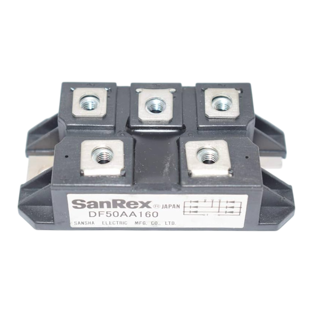 Sanrex DF Series Six-Diode Isolated Three-Phase Bridge Rectifier Module, 50 A, 1600 V VRRM, DF50AA160