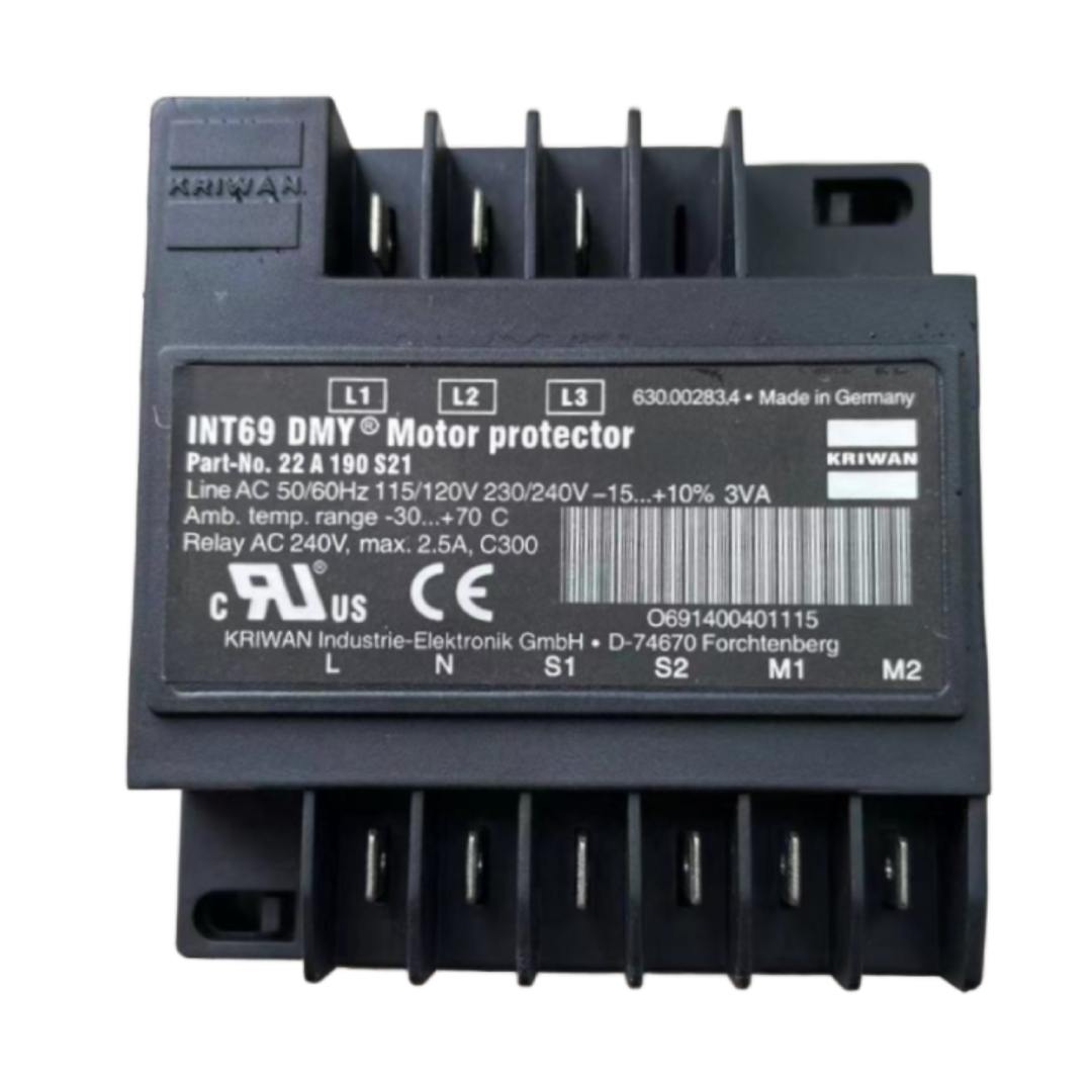 KRIWAN INT69 DMY Compressor Protection Module, 115 V / 240 V AC, 50/60 Hz, PTC Input, 22A190S21