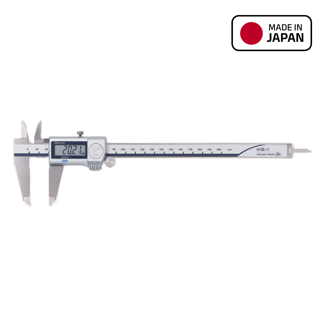 Mitutoyo IP67 ABSOLUTE Coolant Proof Digimatic Caliper, 0 to 300 mm (0-12 inch) Range, 500-754-20 — photo 1 of 5