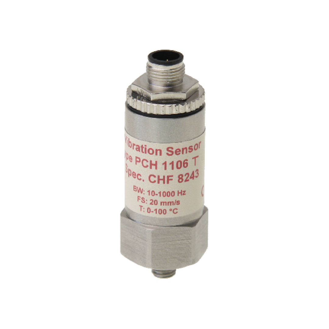 PCH 1106 Compact Vibration Sensor, 0-50 mm/s, M12 8-Pin, PCH1106 / CHF8170/X1