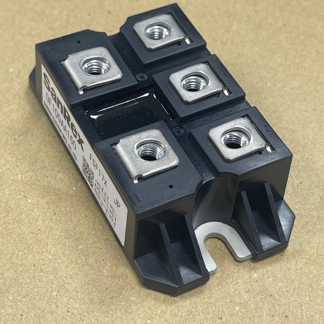 Sanrex DF Series Six-Diode Isolated Three-Phase Bridge Rectifier Module, 100 A, 1600 V VRRM, DF100AA160 — photo 3 of 3