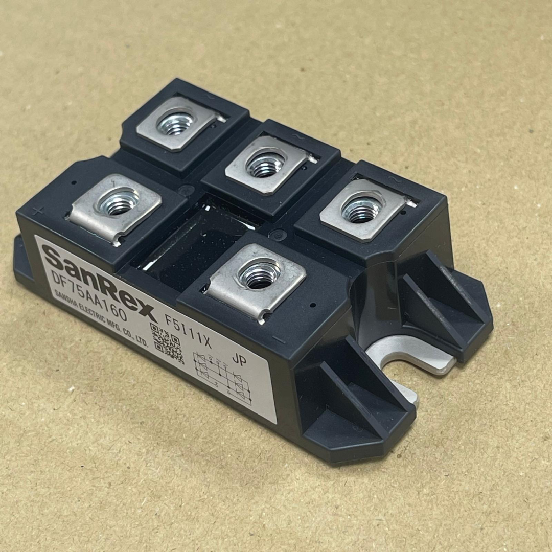 Sanrex DF Series Six-Diode Isolated Three-Phase Bridge Rectifier Module, 75 A, 1600 V VRRM, DF75AA160 — photo 3 of 3