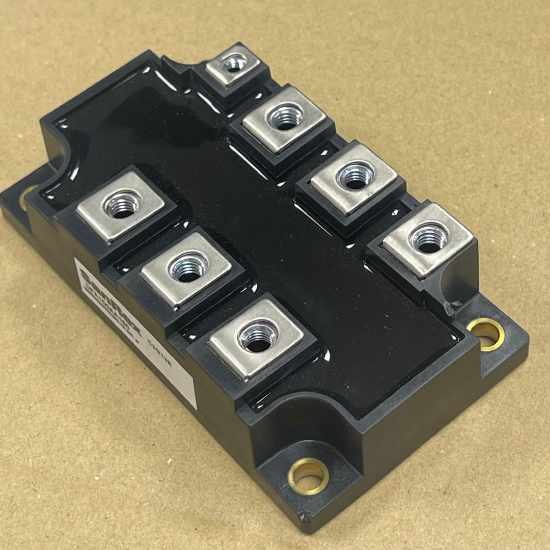 Sanrex DFA Series Six-Diode and Single-Thyristor Isolated Three-Phase Bridge Rectifier Module, 150 A, 1600 V VDRM and VRRM, DFA150AA160 — photo 3 of 3