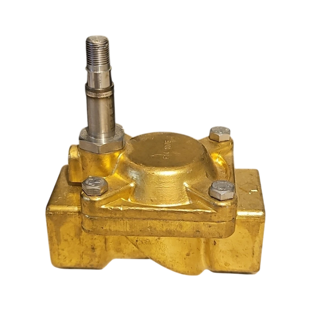 ACL 107 Series Brass Solenoid Valve, Servo-Assisted Diaphragm, 2-Way Normally Closed, FPM (Viton) Seal, G 3/8" Female BSPP Connection, E107CV10///
