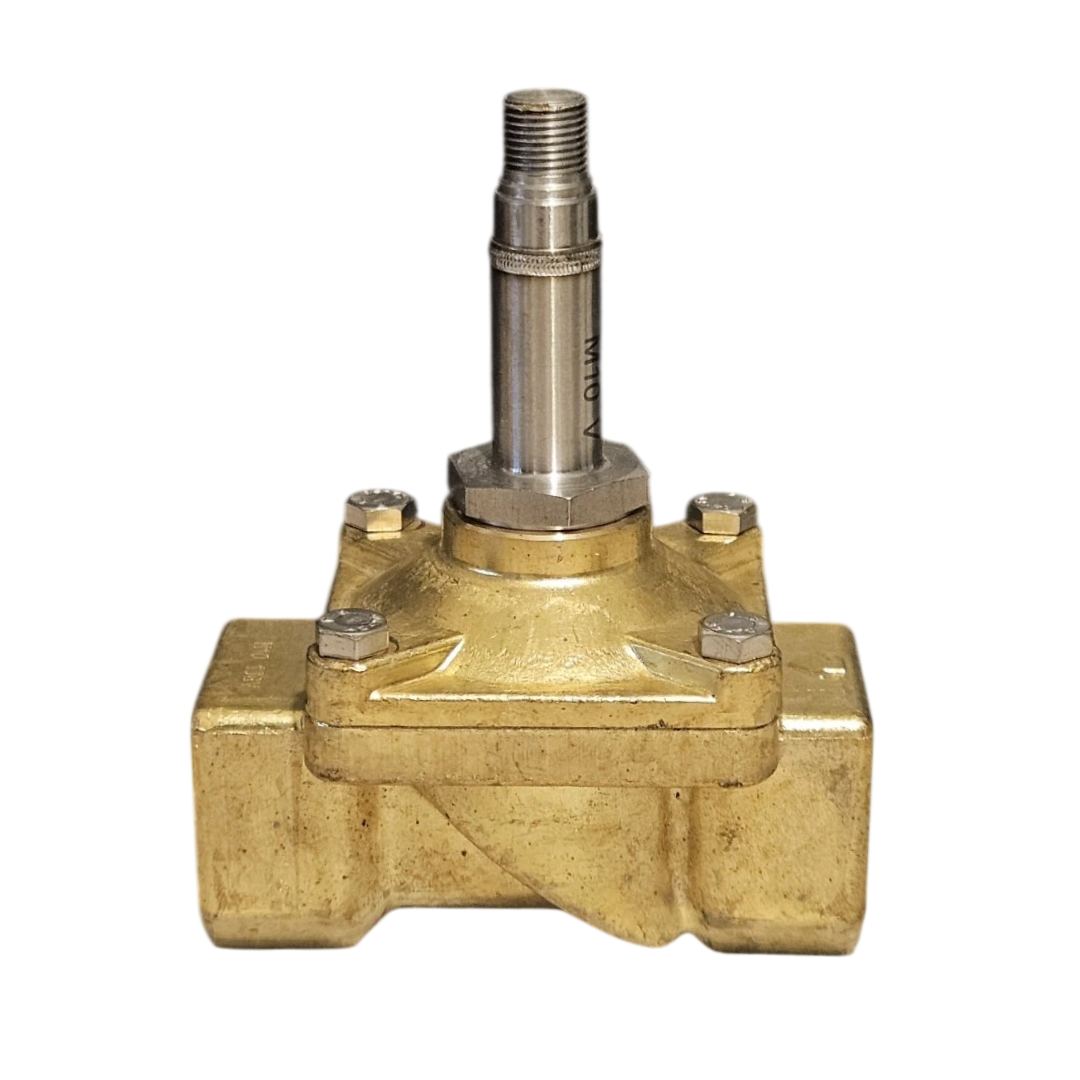 ACL 108 Series Brass Solenoid Valve, Assisted-Lift Diaphragm, 2-Way Normally Closed, FPM (Viton) Seal, G 3/8