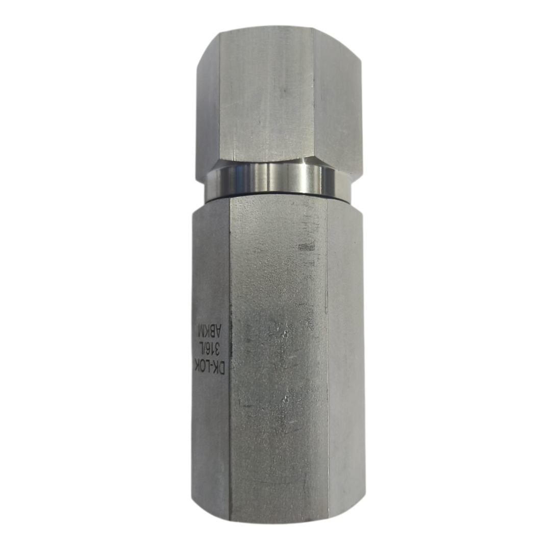 DK-LOK VH36 Series High Pressure Check Valve, 10,000 psig, 1/4