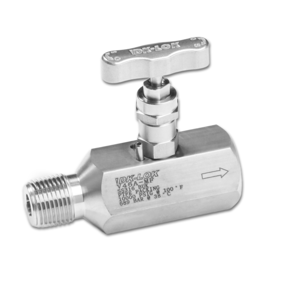 DK-LOK V46A Series Needle Valve, 10000 psi, 1/4