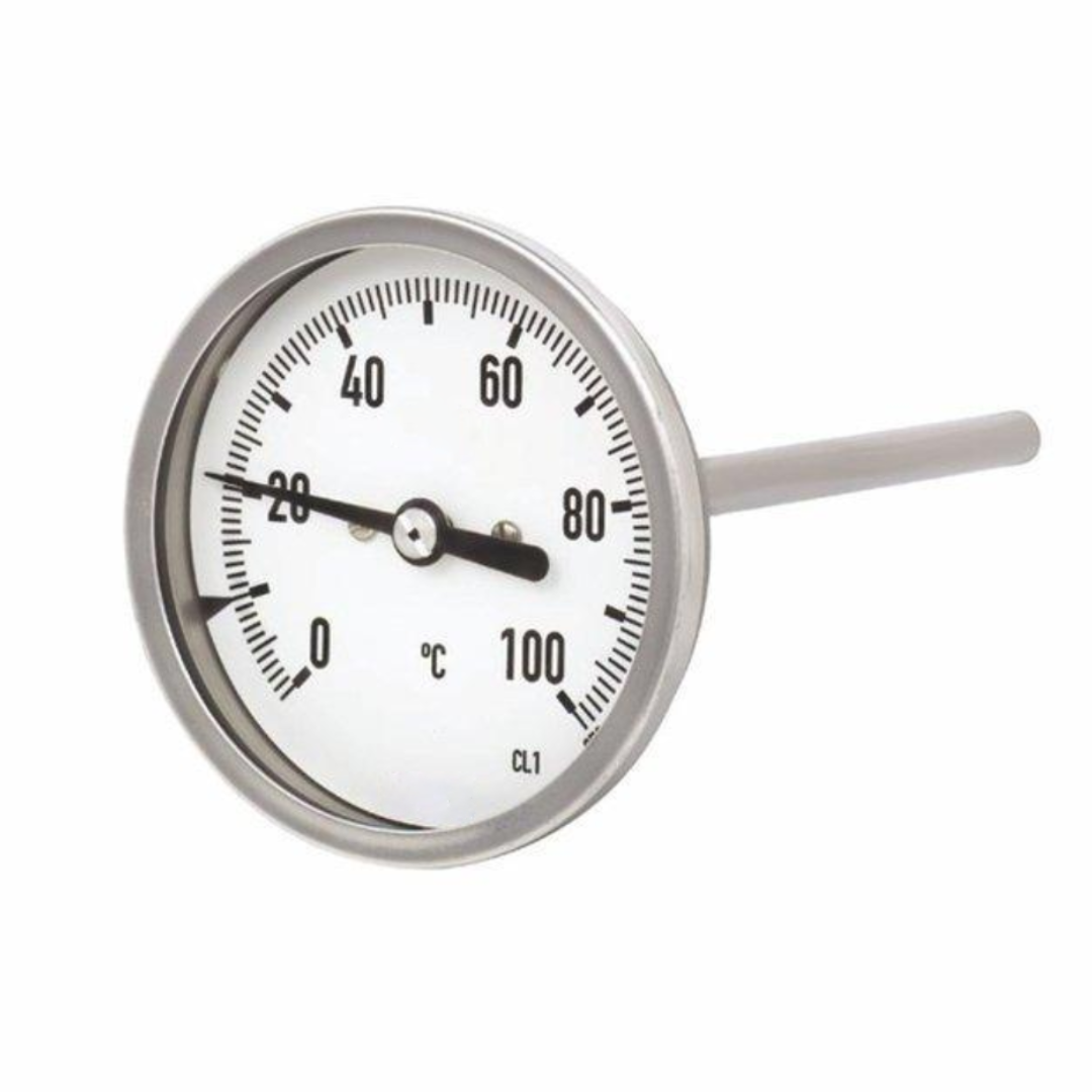 General Instruments BDT-C Bimetal Dial Thermometer, 0...300 °C, 4