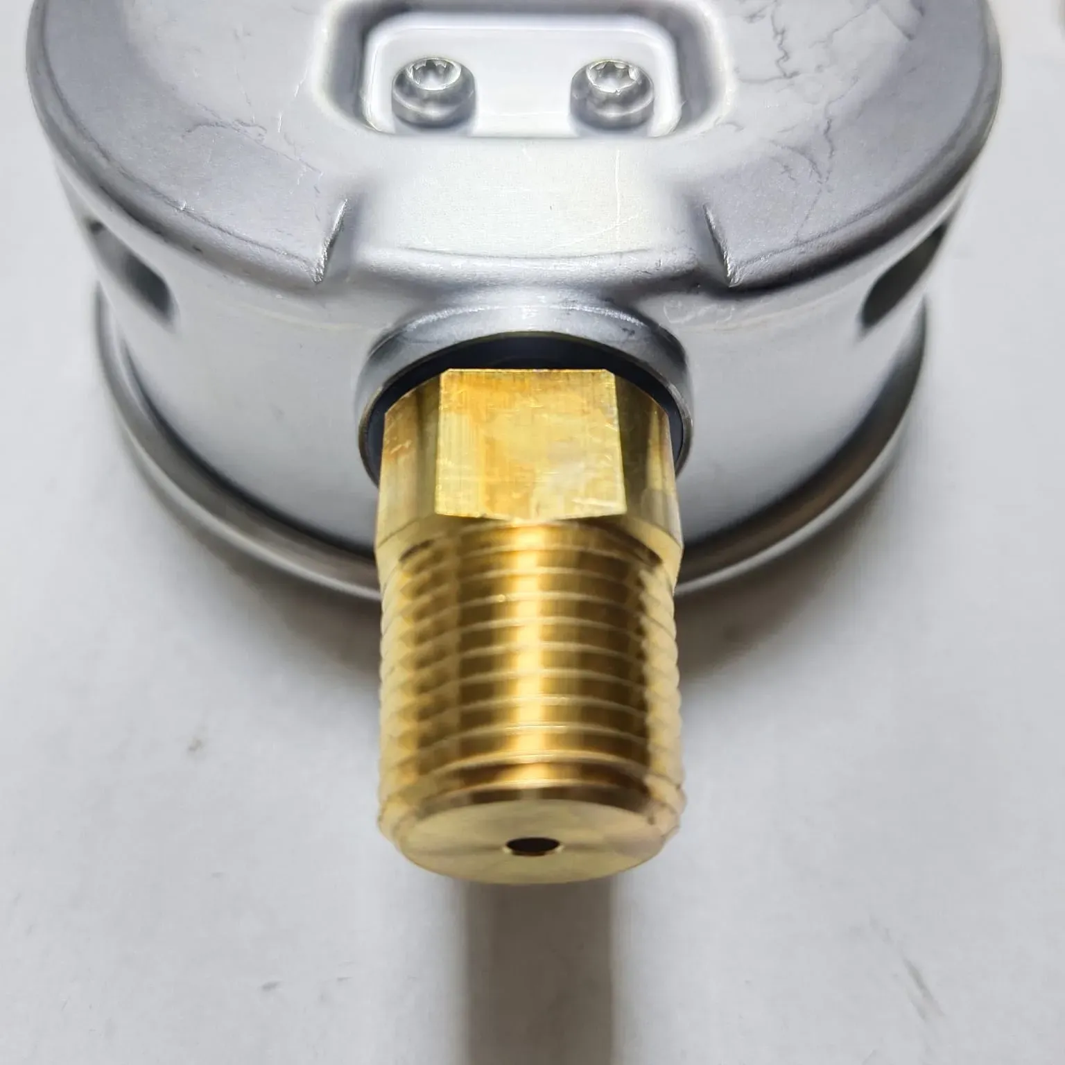 WIKA Vacuum Gauge 213.53.100, -1...0 bar, 2nd Scale inHg, 4" Dial, 1/2" Male NPT Lower Mount, 84000528 - image 5