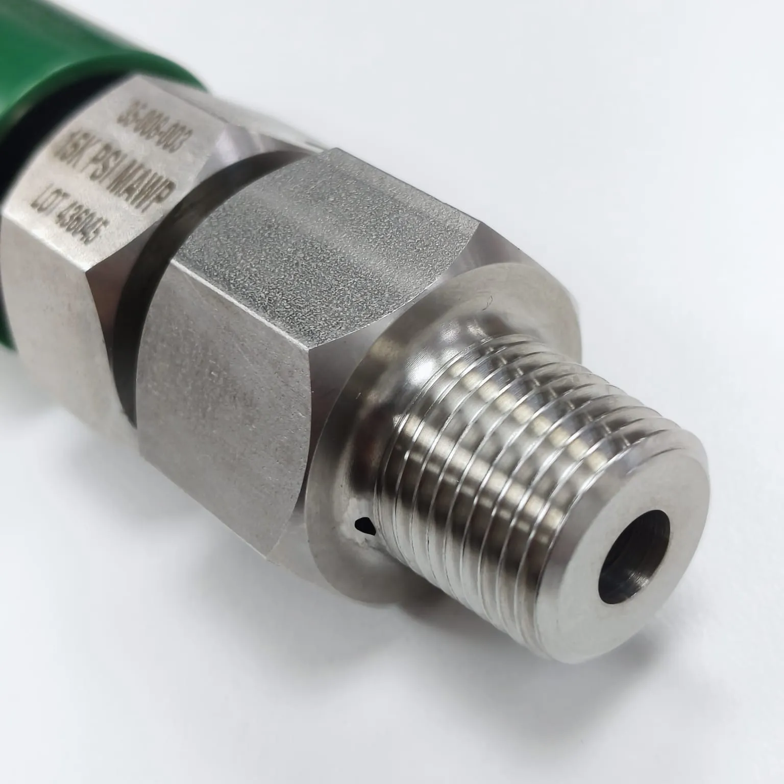 Advanced Pressure Systems (APS) Rupture Disc Holder Assembly, 1/2" NPTM, Max Burst Pressure 15000 PSI, 35-008-000 - image 4
