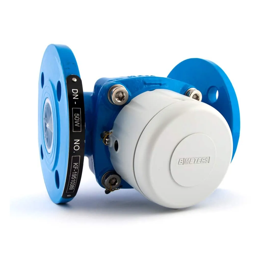 BMETERS WDE-K50 Woltmann Water Meter, 3" (DN80) PN16 Flanged Connection, 100 m³/h Flow Rate, IP68, Dry Dial - image 2