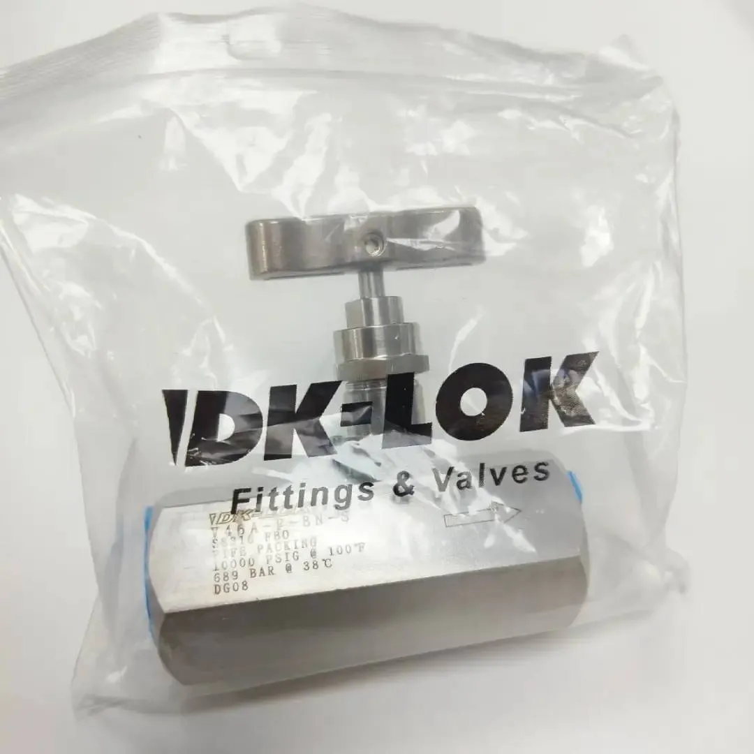 DK-LOK V46A Series Needle Valve, 10000 psi, 1/2" Female NPT Connections, SS316, V46A-F-8N-S - image 2