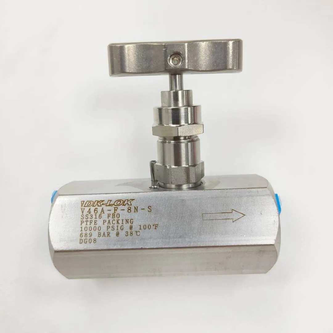 DK-LOK V46A Series Needle Valve, 10000 psi, 1/2" Female NPT Connections, SS316, V46A-F-8N-S - image 3