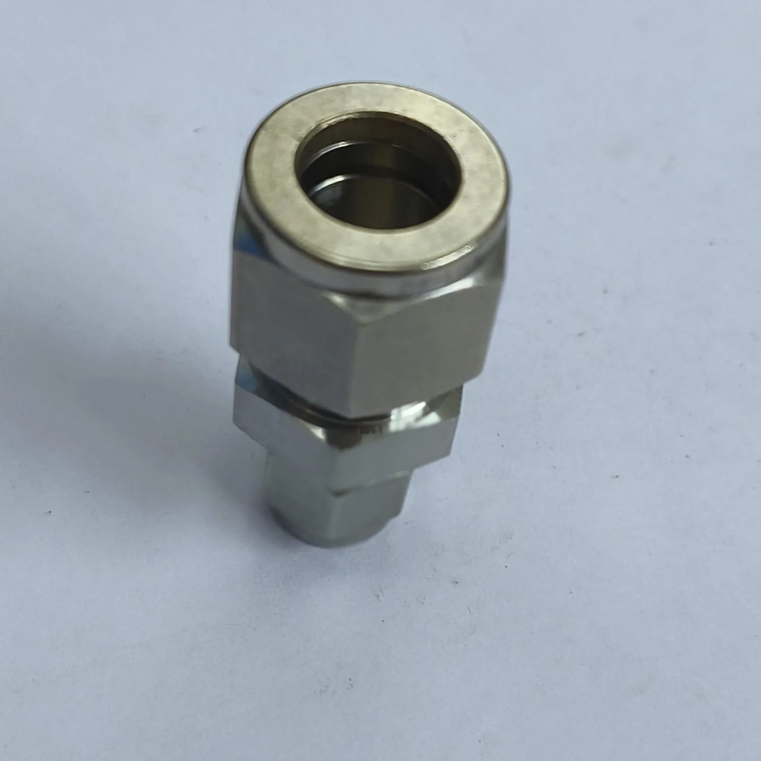DK-LOK Compression Tube Straight Reducing Fitting, 1/2" Tube OD x 1/4" Tube OD, SS316, DUR-8-4-S - image 4