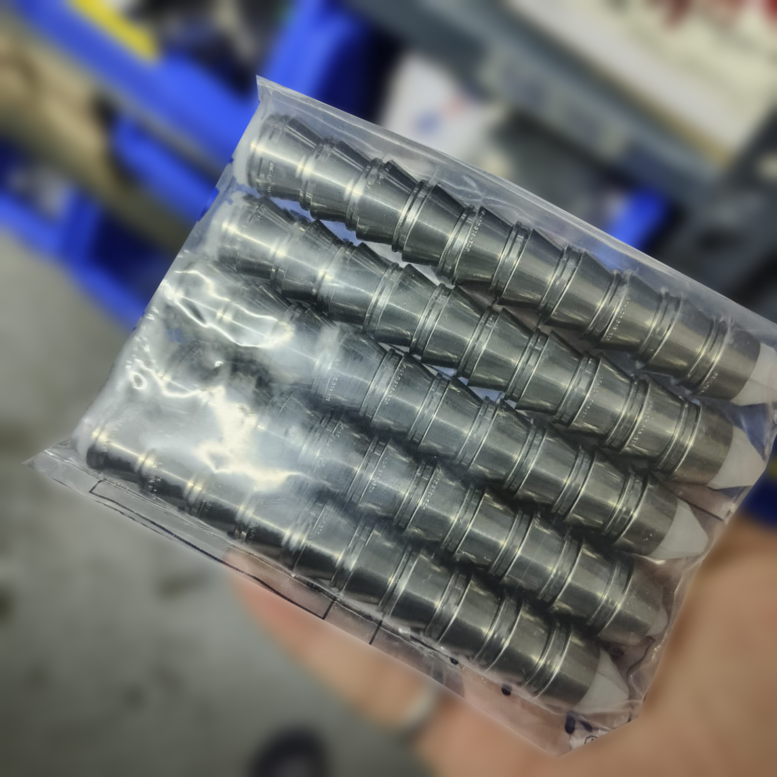 DK-LOK Compression Fitting Twin Ferrule Set, 1/4" Tube OD, SS316, DFS-4-S - image 4