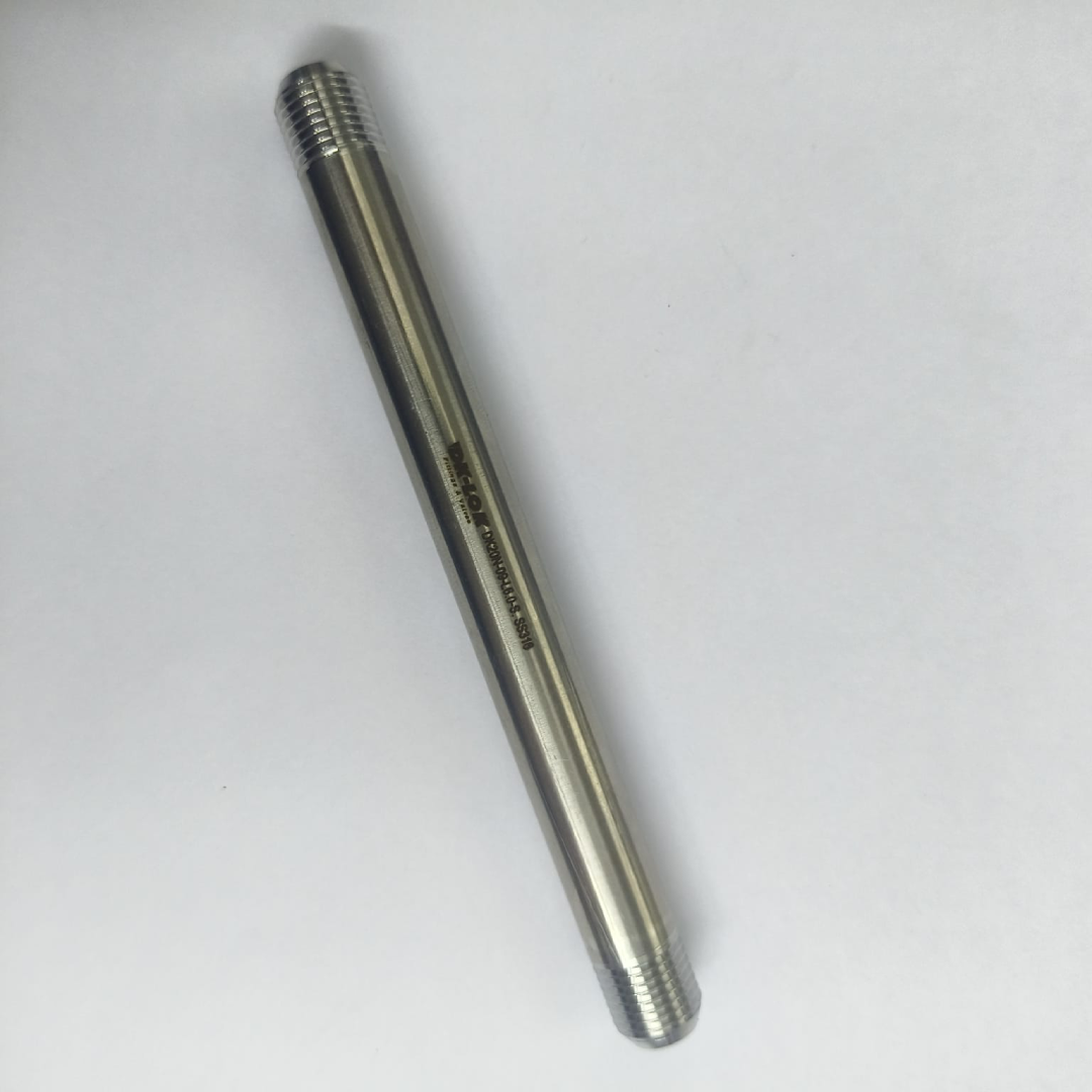 DK-LOK High Pressure Nipple, 20,000 psig, 9/16" Male Threaded Port, 6" Long, SS316, DK20N-09-L6.0-S - image 2