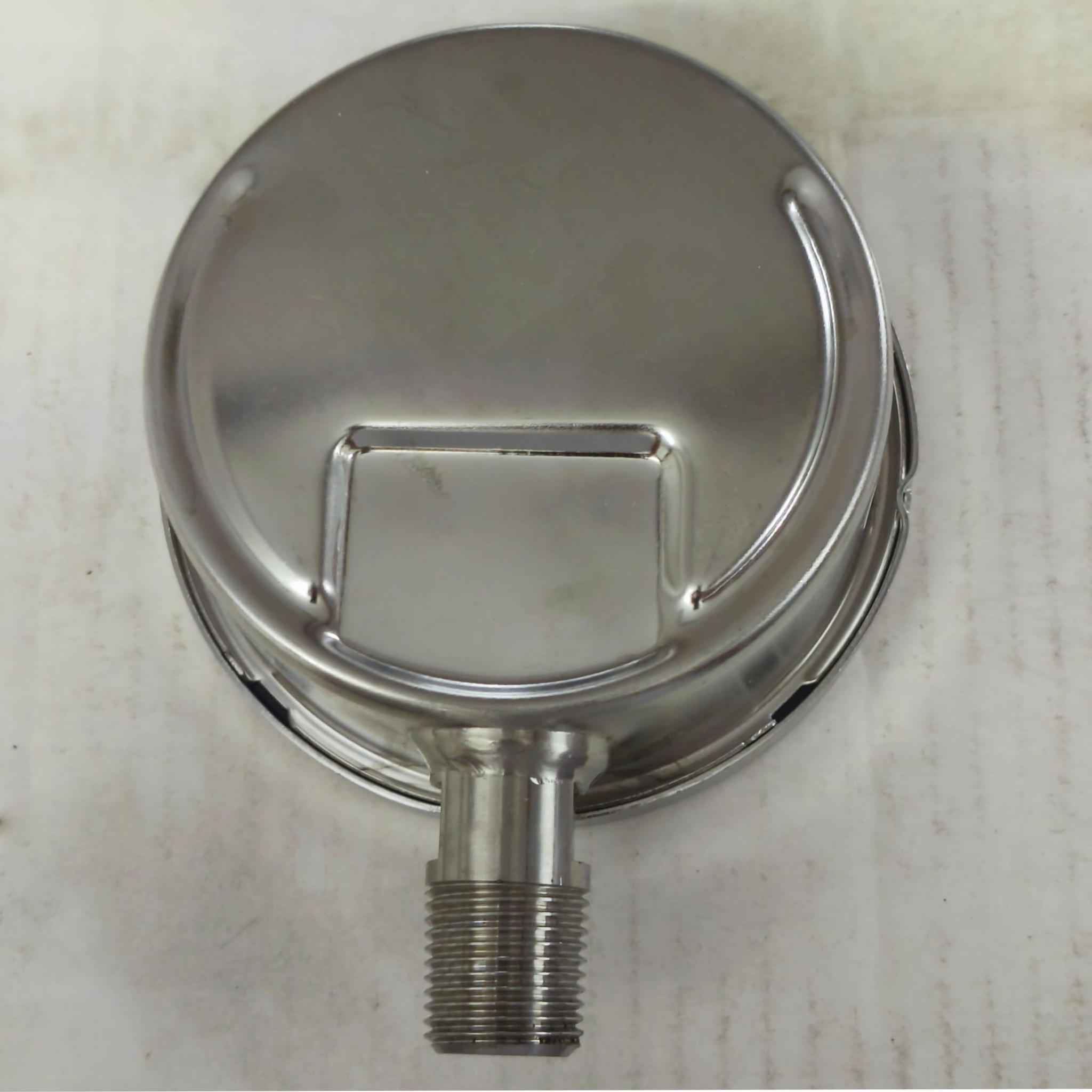 General Instruments Pressure Gauge BSPG-V, 0...230 psi, 2nd Scale bar, 4" Dial, 1/2" Male NPT Lower Mount, SS Body & Parts, BSPG-V-100-S4S-S6S-S6S-S4S-T15NTM-(0-230)-PSI/BAR-DUS - image 4