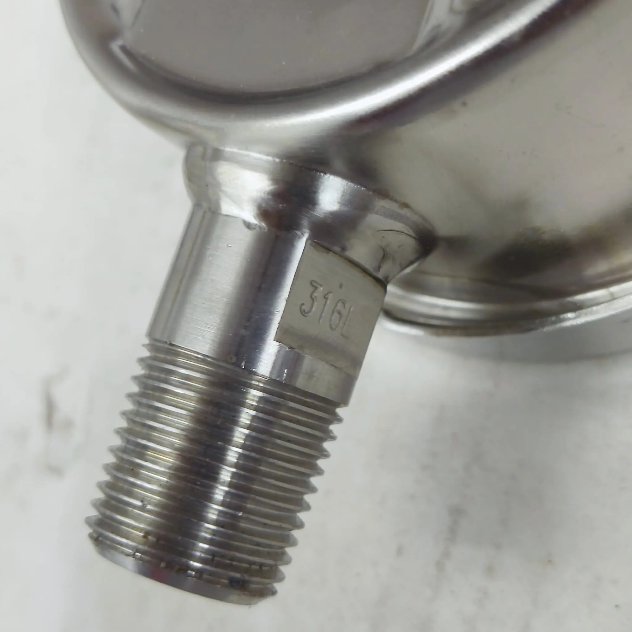 General Instruments Pressure Gauge BSPG-V, 0...230 psi, 2nd Scale bar, 4" Dial, 1/2" Male NPT Lower Mount, SS Body & Parts, BSPG-V-100-S4S-S6S-S6S-S4S-T15NTM-(0-230)-PSI/BAR-DUS - image 6
