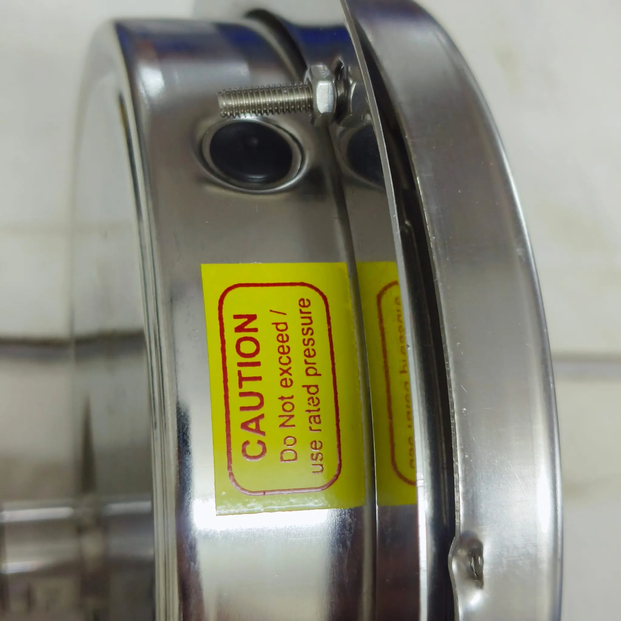 General Instruments Pressure Gauge BSPG-P, 0...400 psi, 2nd Scale bar, 6" Dial, 1/2" Male NPT Lower Back Mount With Front Flange, SS Body & Parts, BSPG-P-150-S4S-S6S-S6S-S4S-T15NTM-(0-400)-PSI/BAR-DUS - image 5