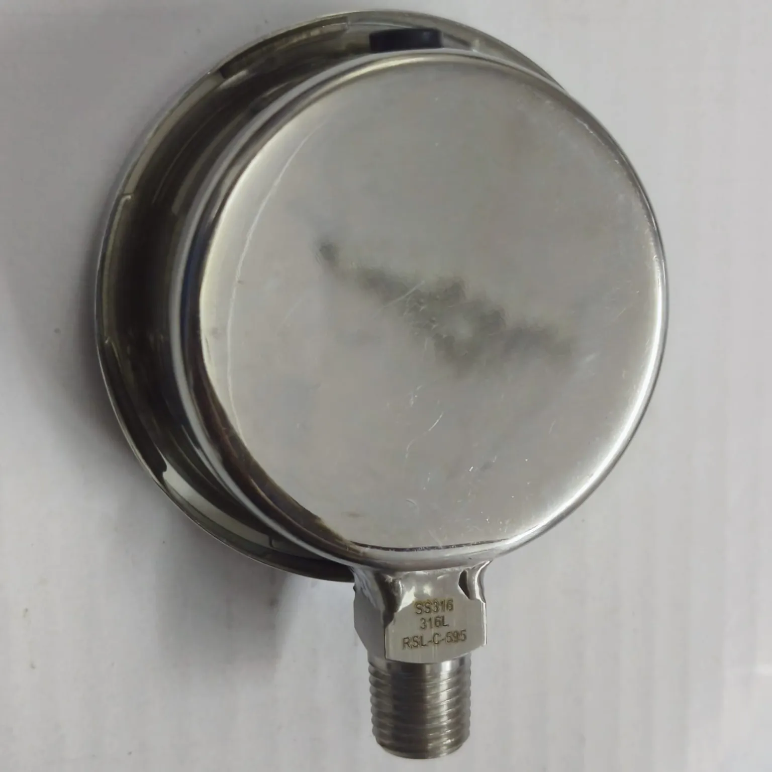 General Instruments Pressure Gauge SPGS-V, 0...200 psi, 2nd Scale bar, 2.5" Dial, 1/4" Male NPT Lower Mount, SS Body & Parts, SPGS-V-063-S4S-S6S-S6S-S4S-T06NTM-(0-200)-PSI/BAR-A16-DUS - image 4