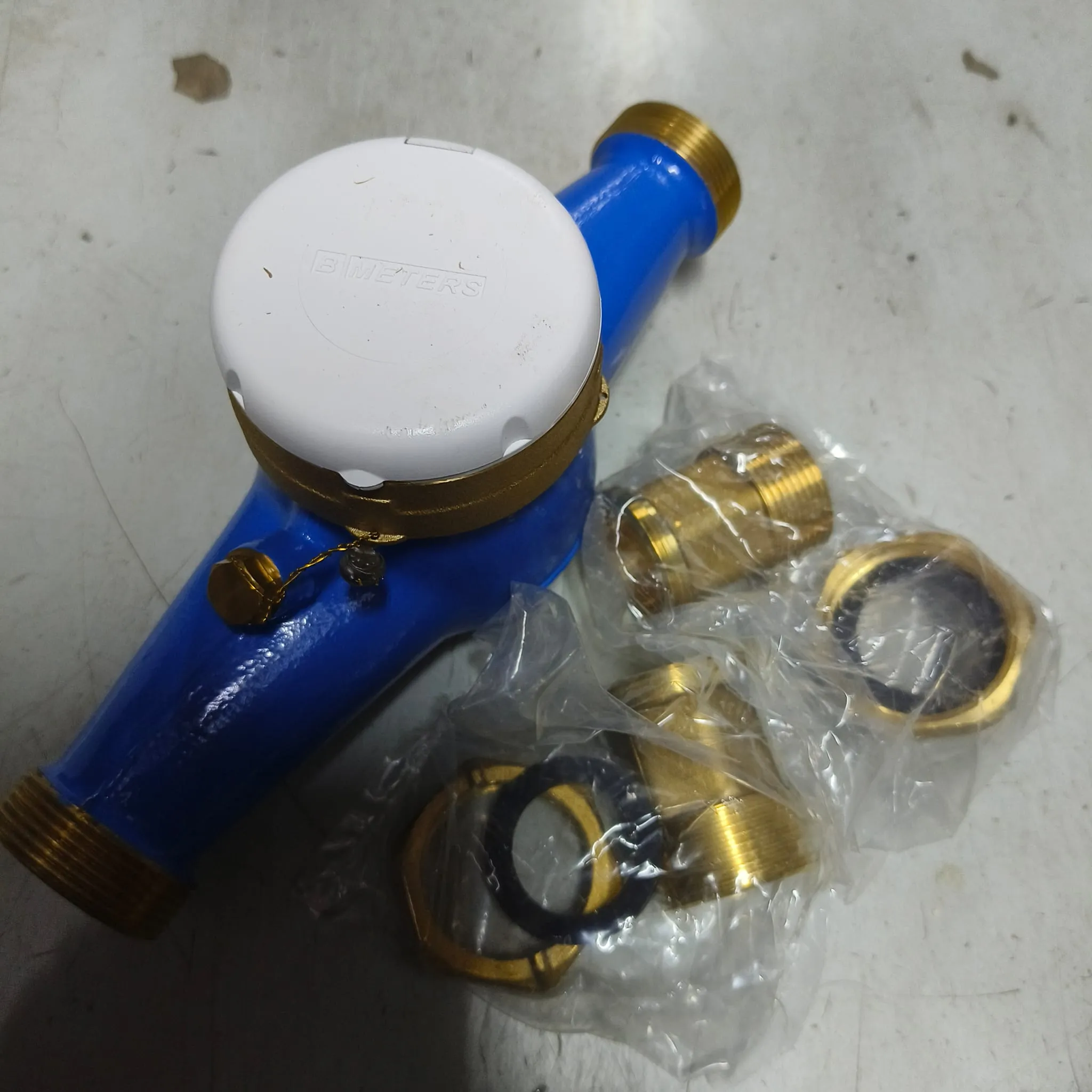 BMETERS GMDM-I Multi Jet Water Meter, 1-1/4" (DN32) BSPP Threaded Connection, 10 m³/h Flow Rate, IP68, Dry Dial - image 5