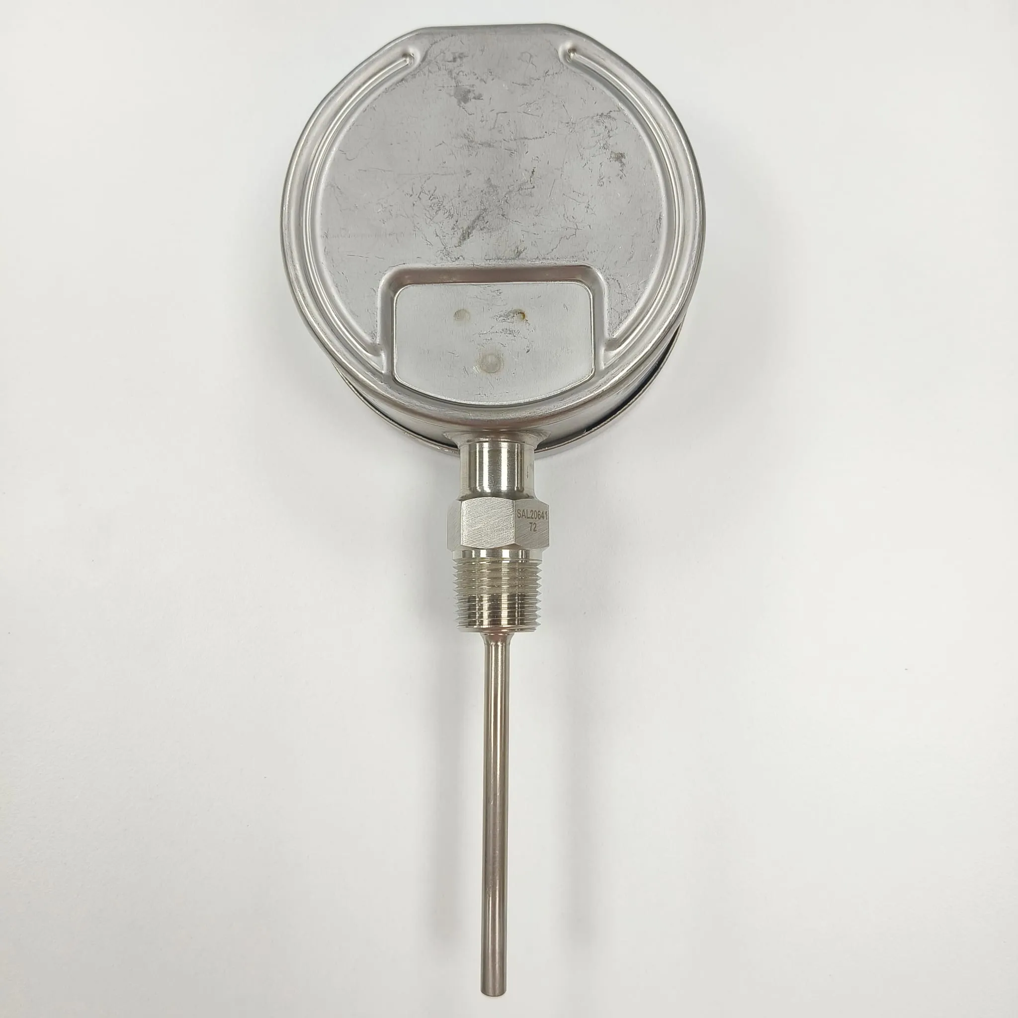 WIKA R5502 Bimetal Thermometer, 0 ... 100 °C, 4" Dial Size, 1/2" Male NPT Bottom Connection, 80 mm Stem Length, 84095915 - image 5