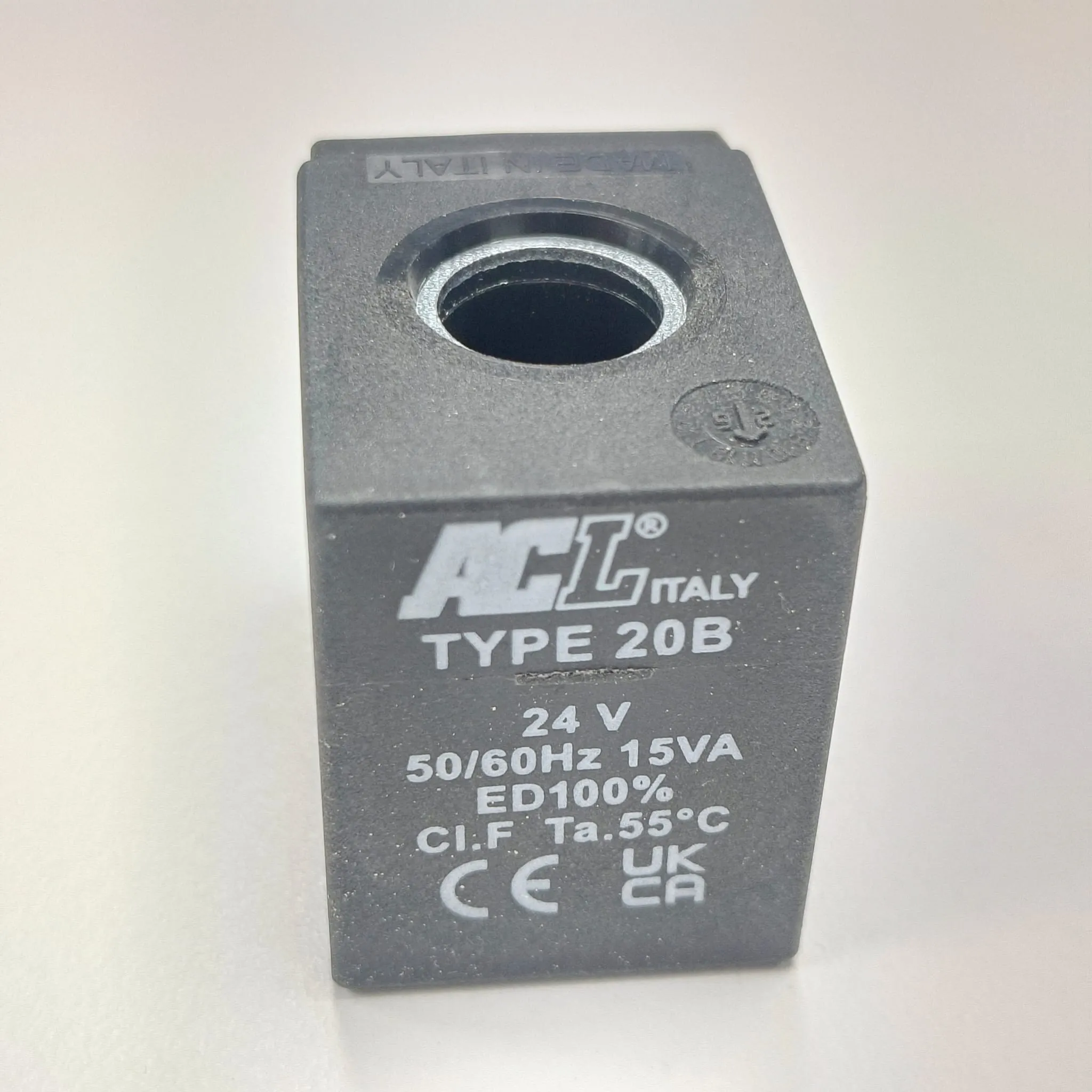 ACL Series 2 Coil with Connector, 24V AC, 50/60Hz for Solenoid Valves, 20B - image 3