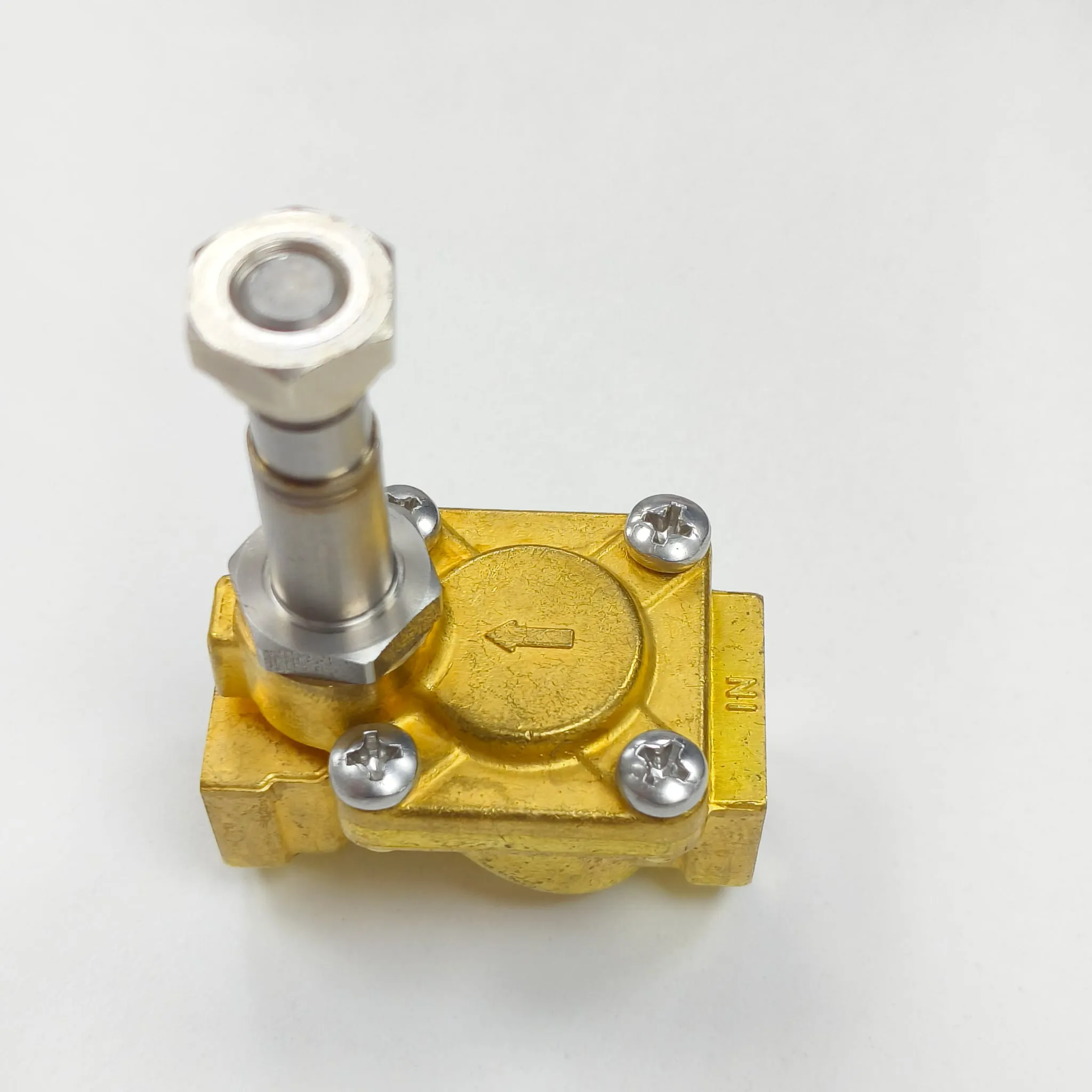 ACL 107 Series Brass Solenoid Valve, Servo-Assisted Diaphragm, 2-Way Normally Closed, FPM (Viton) Seal, G 1/4" Female BSPP Connection, E107BV10 - image 4