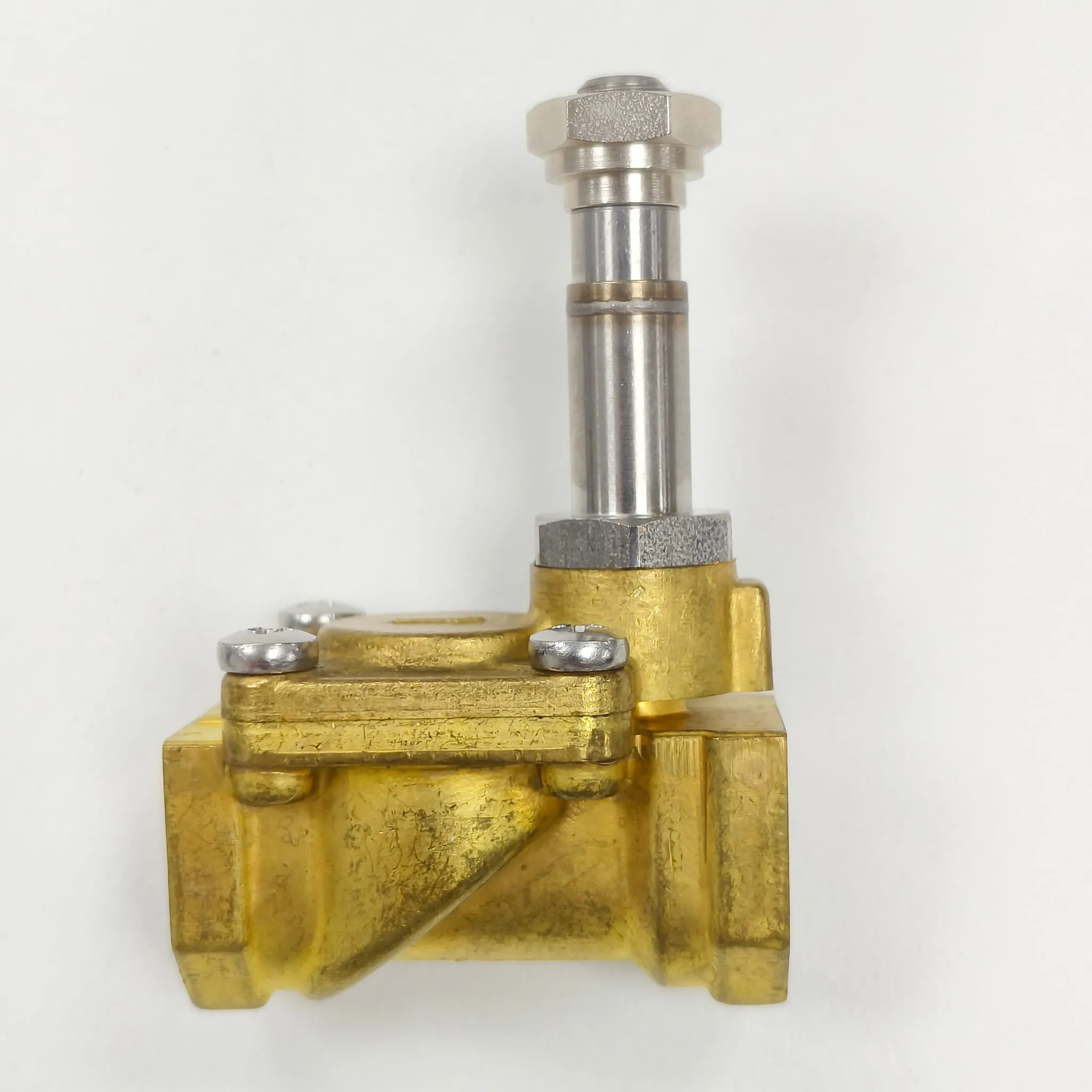 ACL 107 Series Brass Solenoid Valve, Servo-Assisted Diaphragm, 2-Way Normally Closed, FPM (Viton) Seal, G 3/8" Female BSPP Connection, E107CV10/// - image 2
