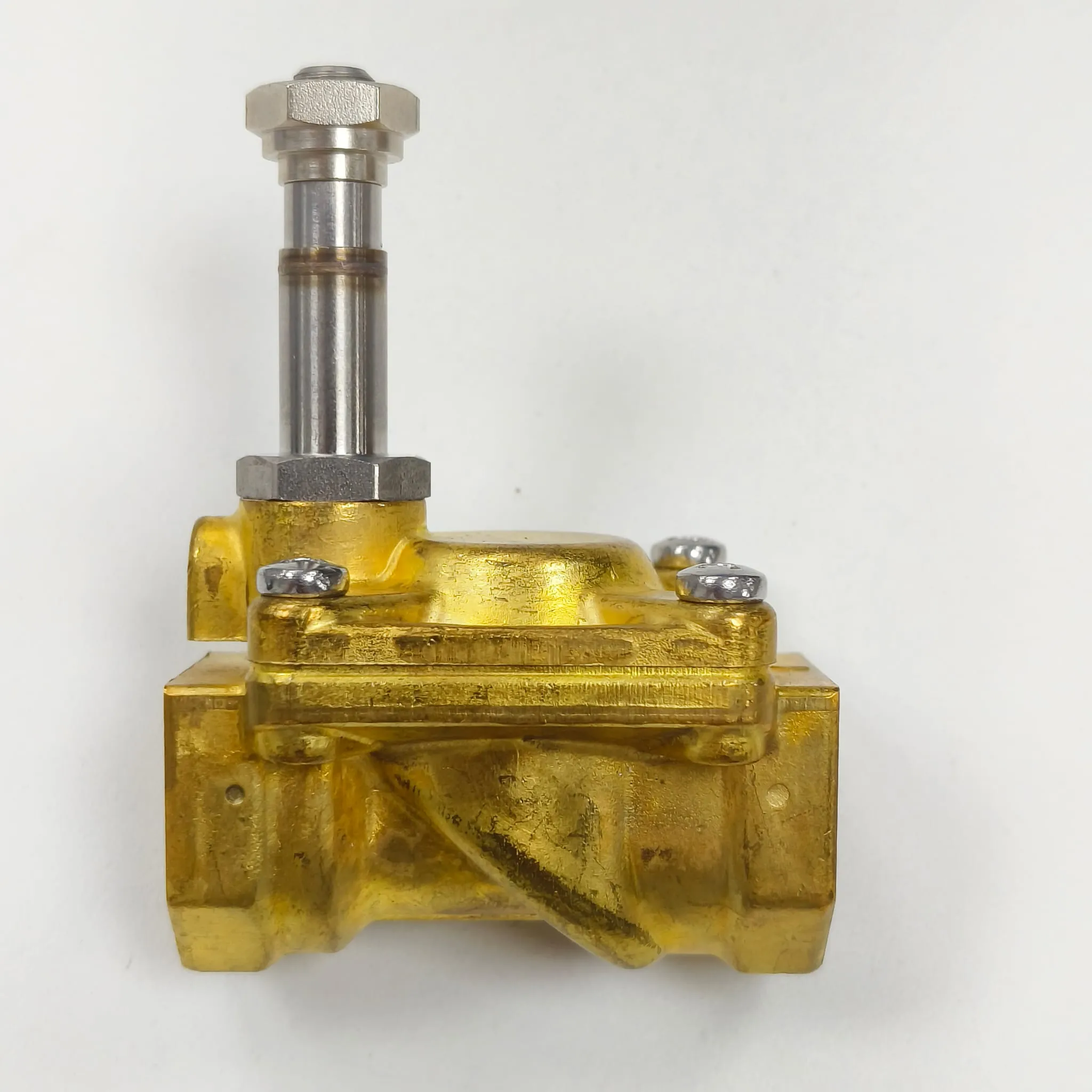 ACL 107 Series Brass Solenoid Valve, Servo-Assisted Diaphragm, 2-Way Normally Closed, FPM (Viton) Seal, G 1/2" Female BSPP Connection, E107DV12 - image 2