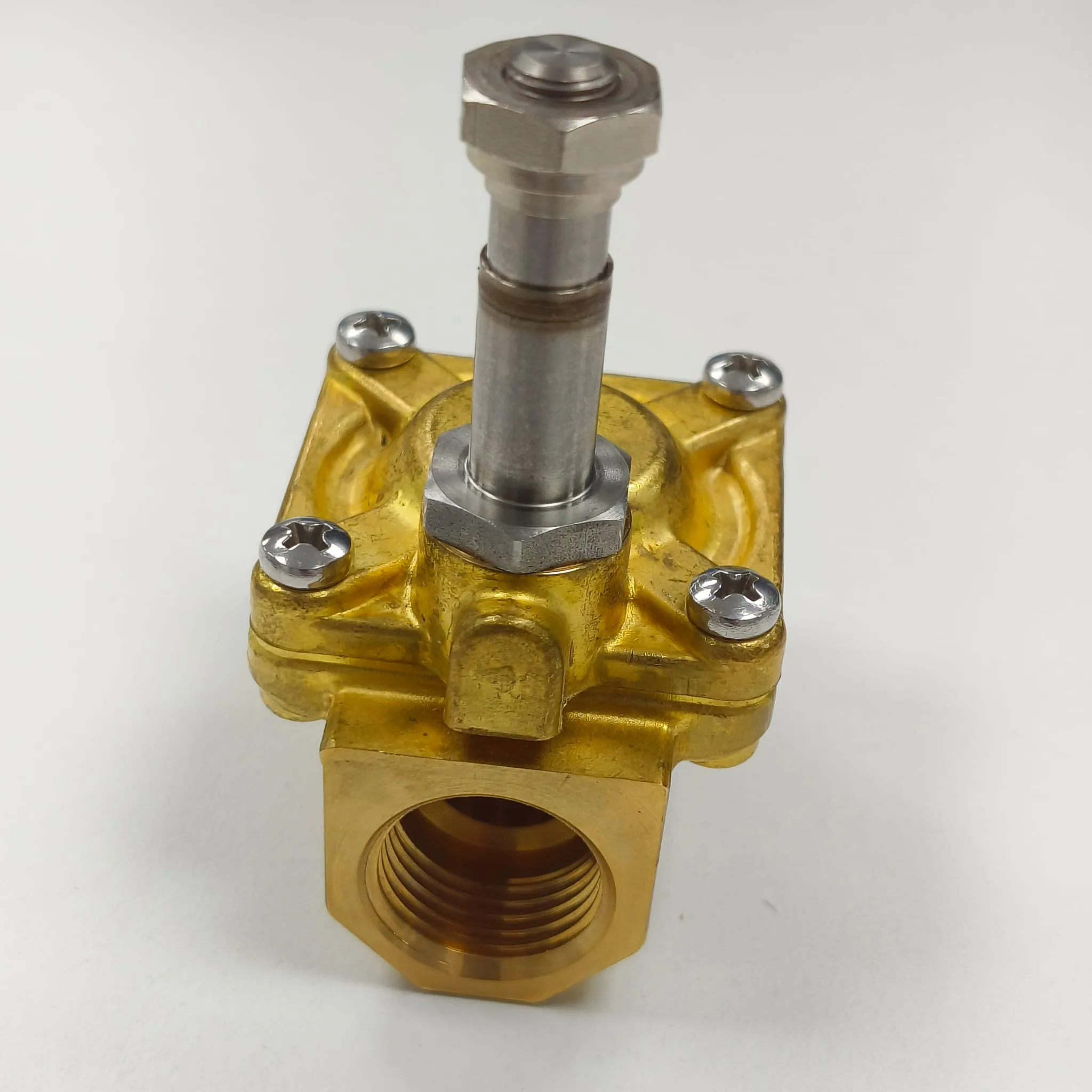 ACL 107 Series Brass Solenoid Valve, Servo-Assisted Diaphragm, 2-Way Normally Closed, FPM (Viton) Seal, G 1/2" Female BSPP Connection, E107DV12 - image 3