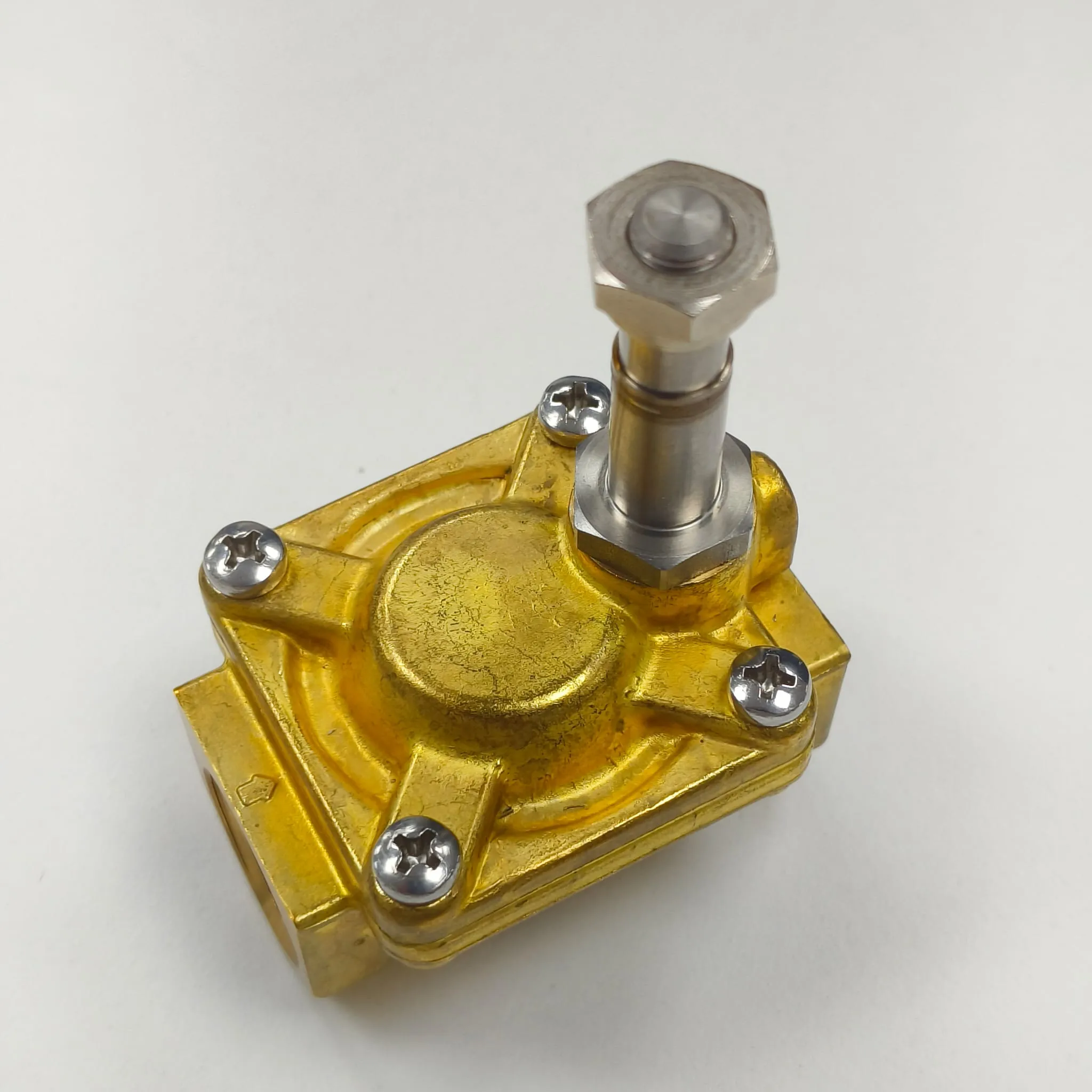 ACL 107 Series Brass Solenoid Valve, Servo-Assisted Diaphragm, 2-Way Normally Closed, FPM (Viton) Seal, G 1/2" Female BSPP Connection, E107DV12 - image 4