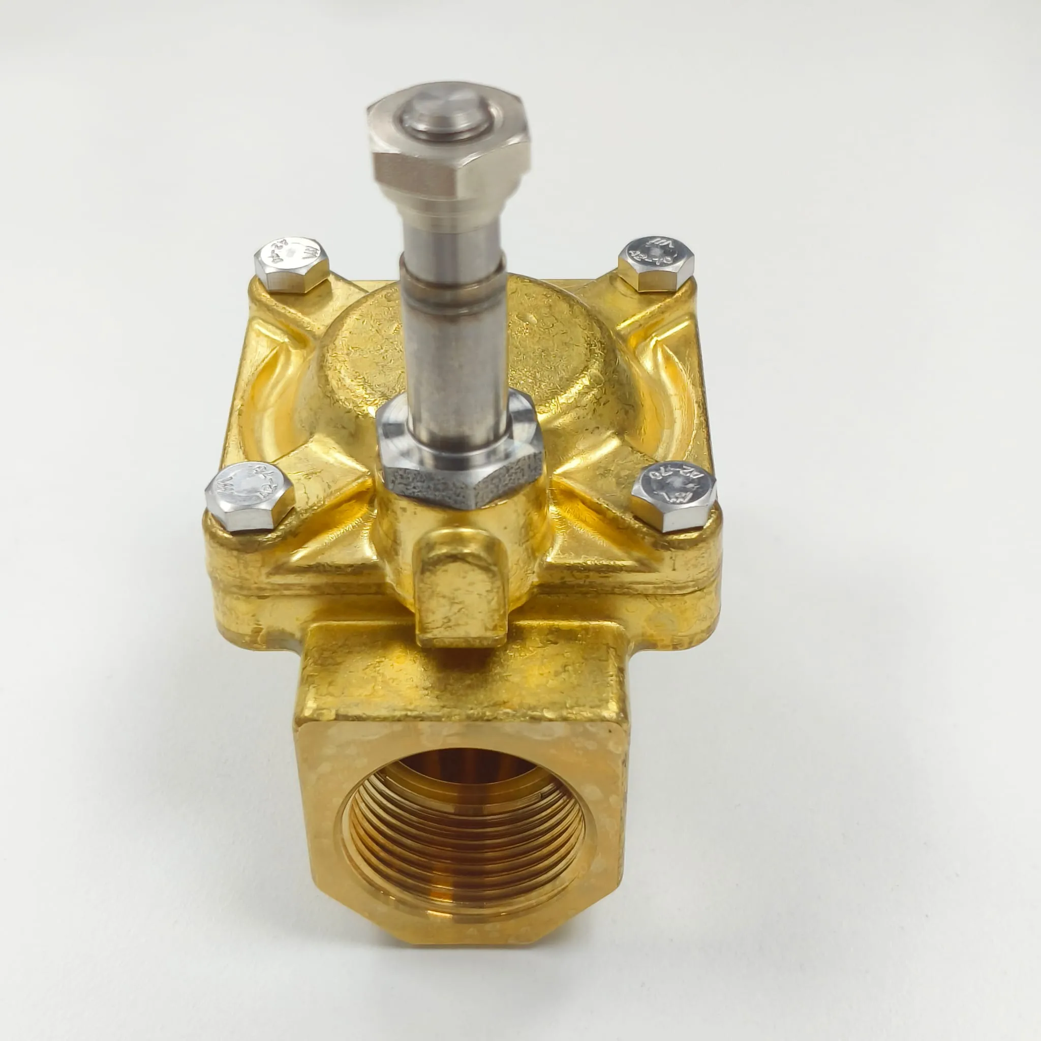 ACL 107 Series Brass Solenoid Valve, Servo-Assisted Diaphragm, 2-Way Normally Closed, FPM (Viton) Seal, G 3/4" Female BSPP Connection, E107EV18 - image 3