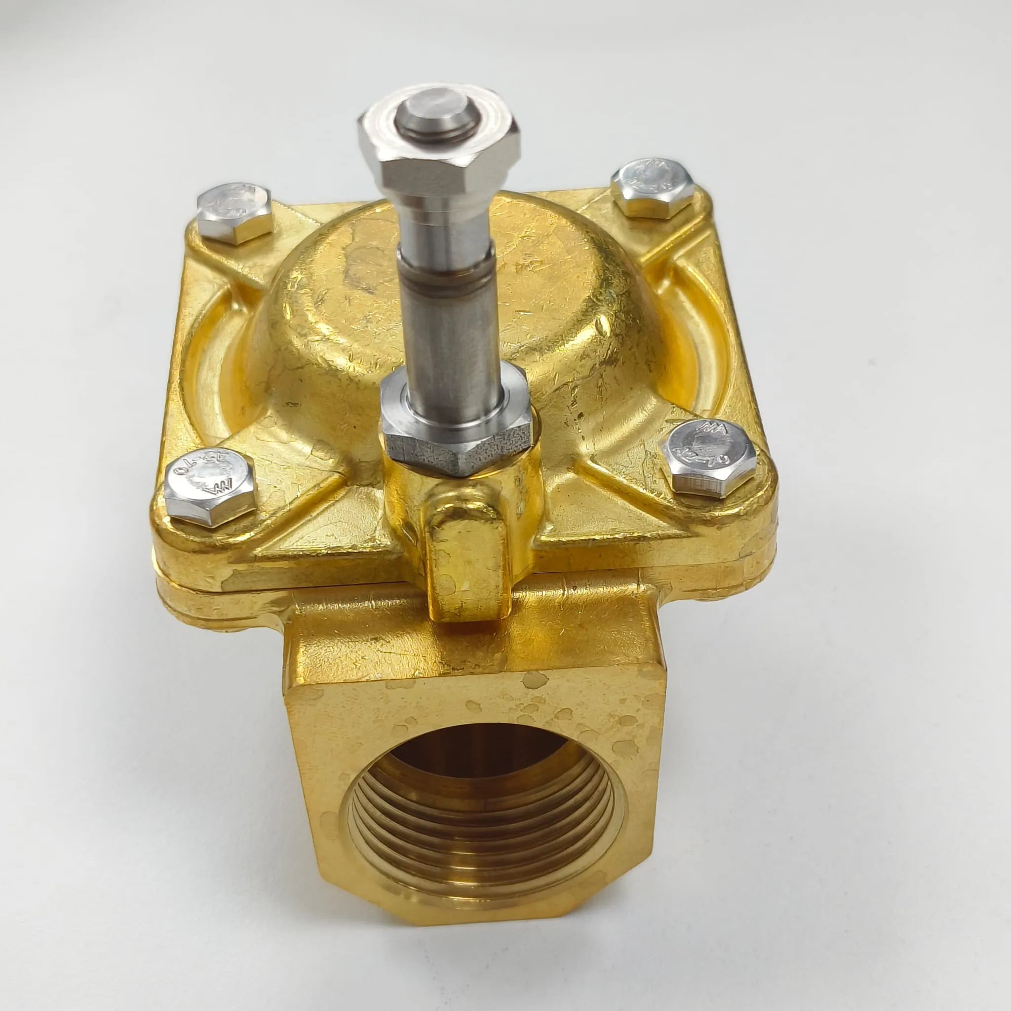 ACL 107 Series Brass Solenoid Valve, Servo-Assisted Diaphragm, 2-Way Normally Closed, FPM (Viton) Seal, G 1" Female BSPP Connection, E107FV25 - image 3