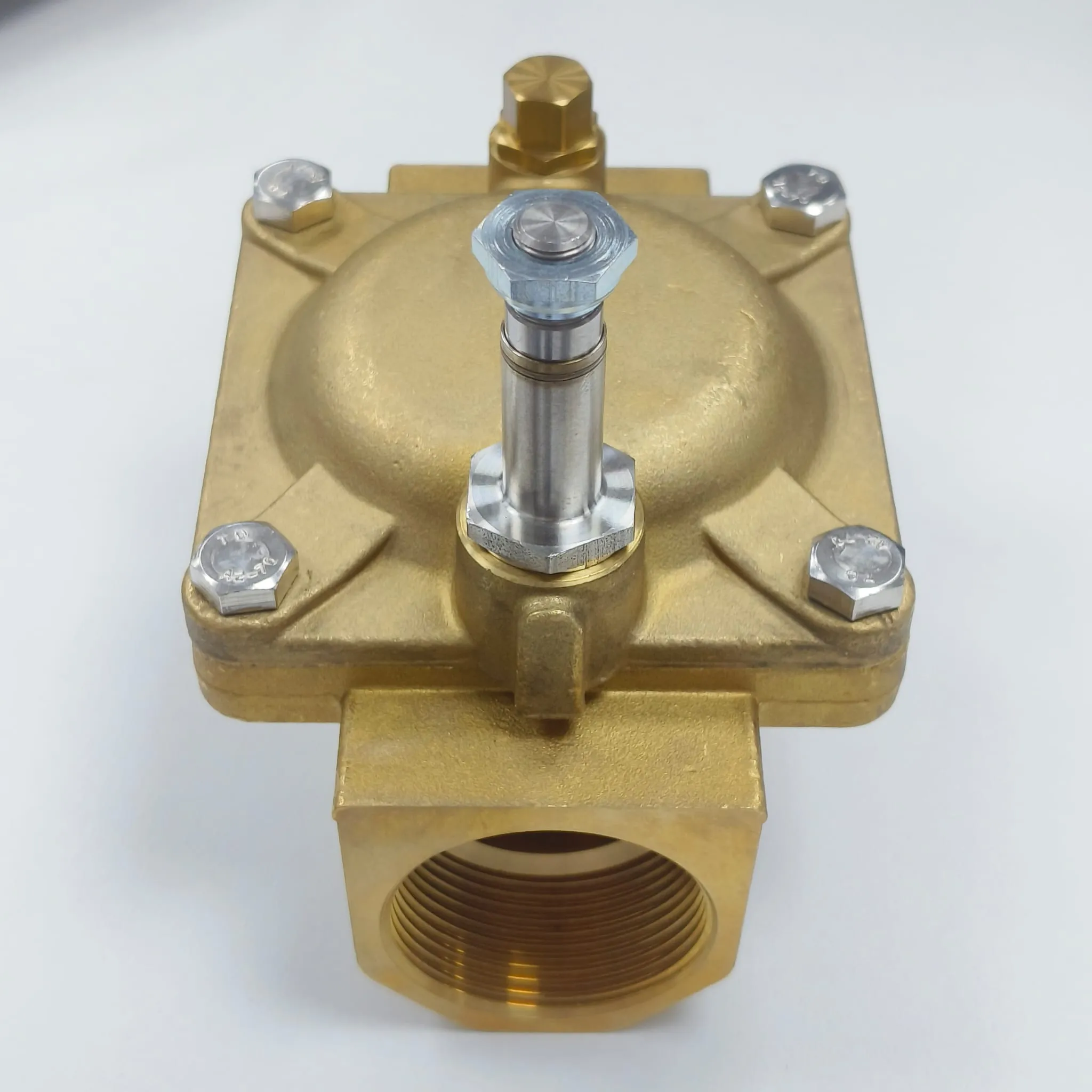 ACL 107 Series Brass Solenoid Valve, Servo-Assisted Diaphragm, 2-Way Normally Closed, FPM (Viton) Seal, G 1-1/2" Female BSPP Connection, E107HV37 - image 3