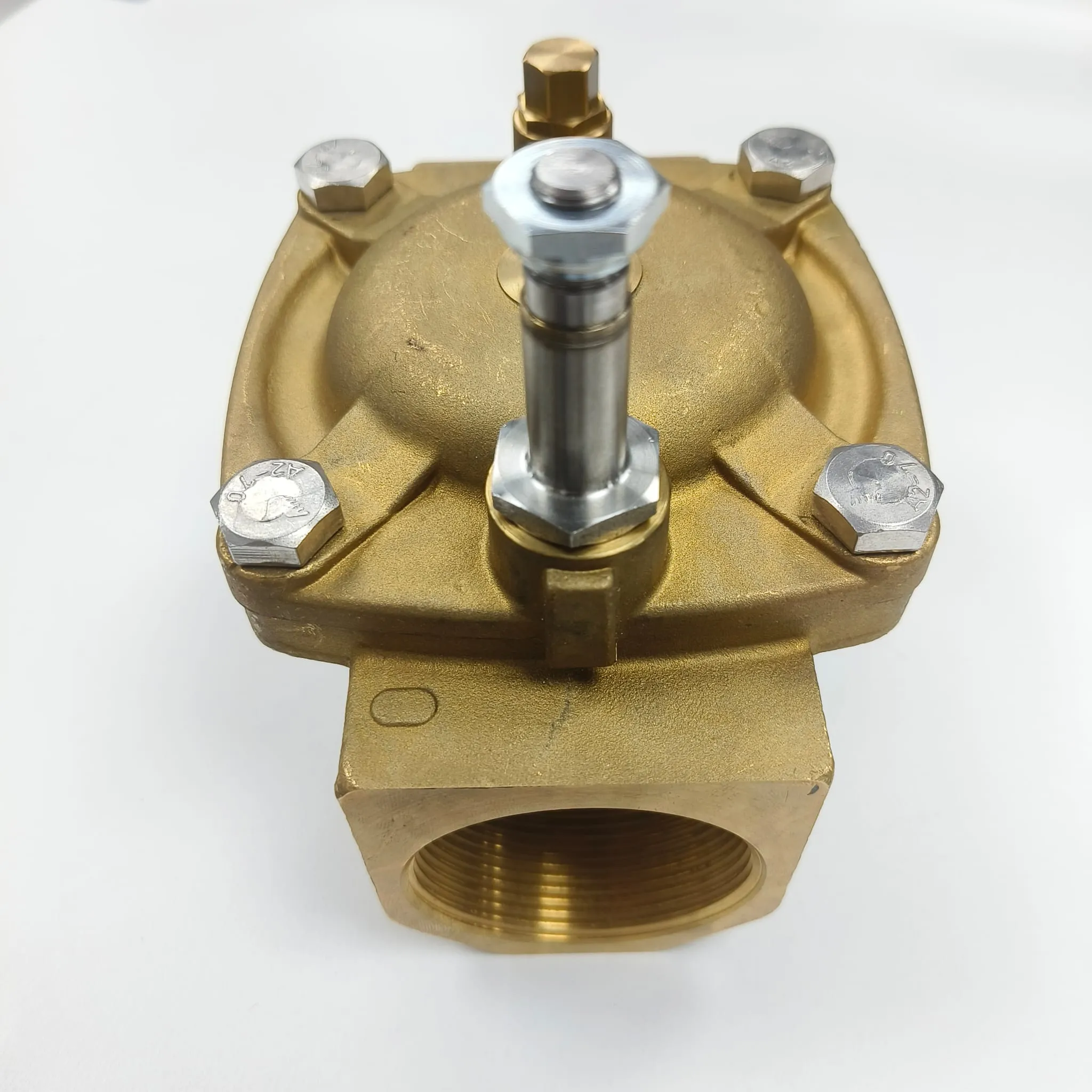 ACL 107 Series Brass Solenoid Valve, Servo-Assisted Diaphragm, 2-Way Normally Closed, FPM (Viton) Seal, G 2" Female BSPP Connection, E107IV50 - image 3