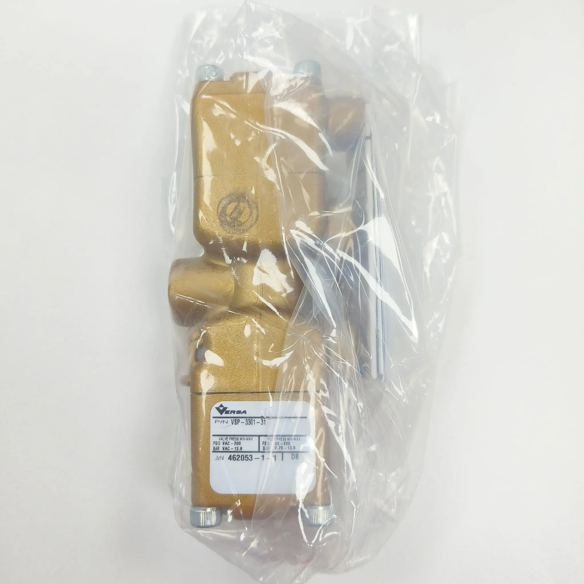 Versa V Series Pneumatic Control Valve, 1/4" NPT, Brass, Normally Closed, VSP-3301-31 - image 3