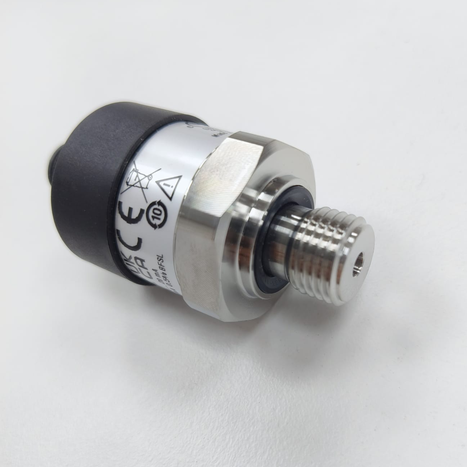 WIKA A-10 Pressure Transmitter, 0...25 Bar Gauge, G 1/4 A DIN EN ISO 1179-2 Connection, Circular Connector M12x1, 4-pin, 12778908 - image 5