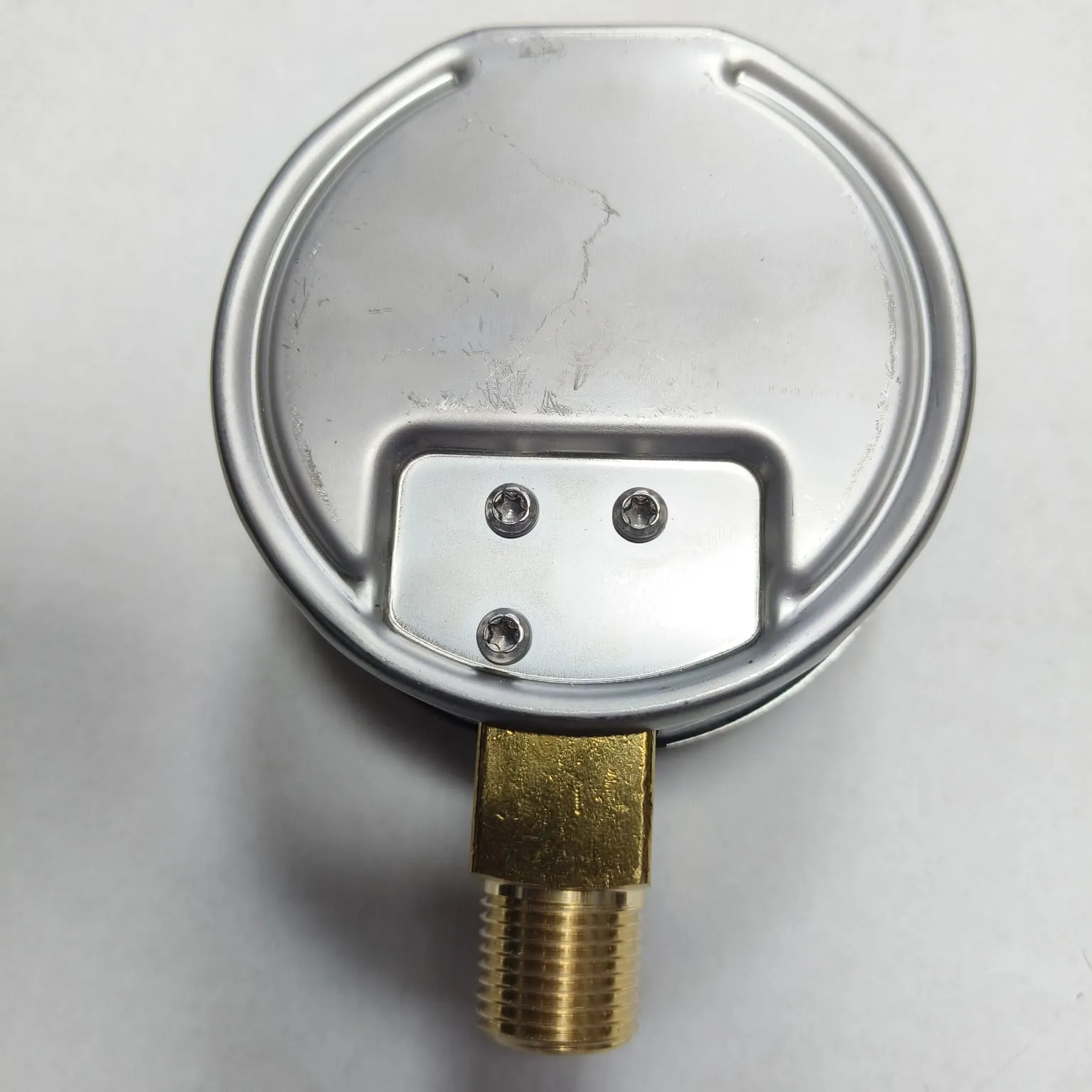 Wika Capsule Pressure Gauge Model 612.20.100, 0...300 mbar, Dual Scale, 4" Dial, 1/2" NPT Lower Mount, 84272196 - image 5