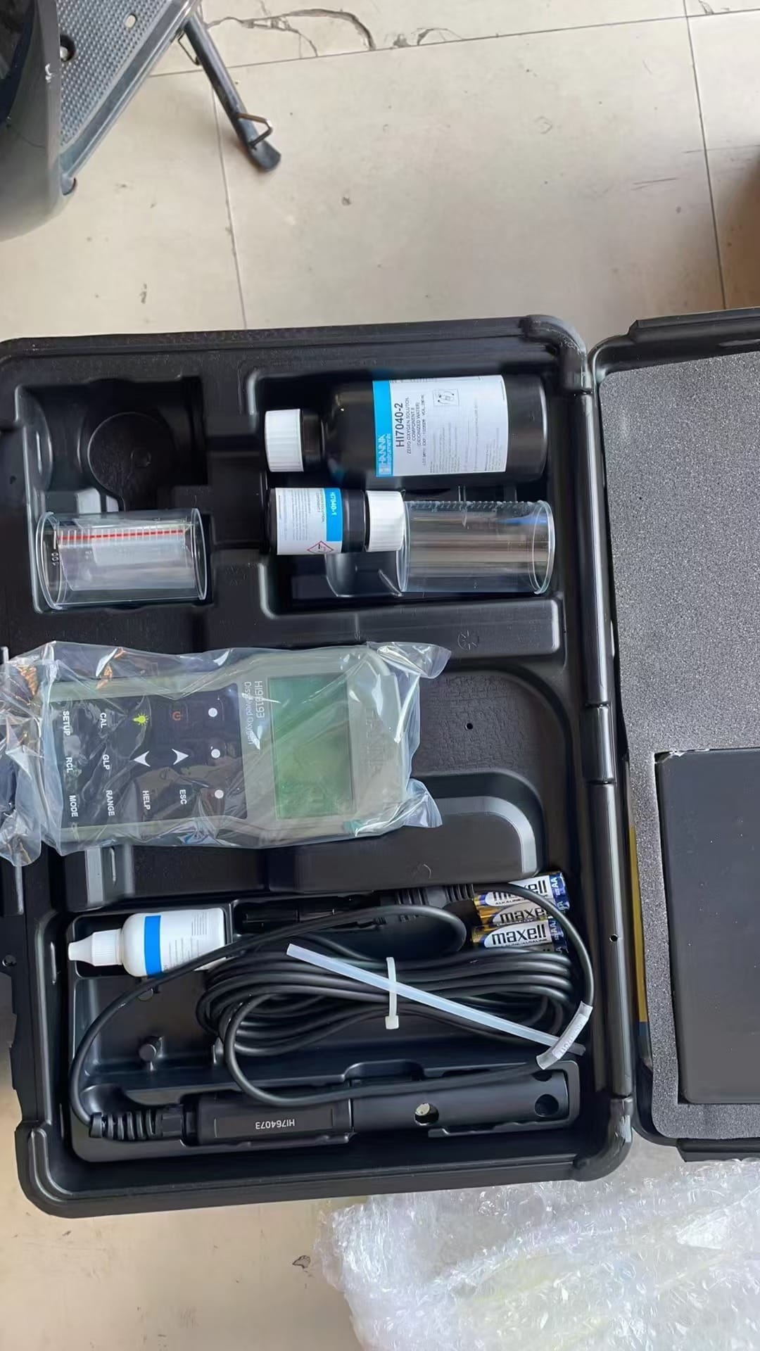 Hanna dissolved-oxygen meter + SDI water-test kit — urgent delivery to Saudi Arabia
